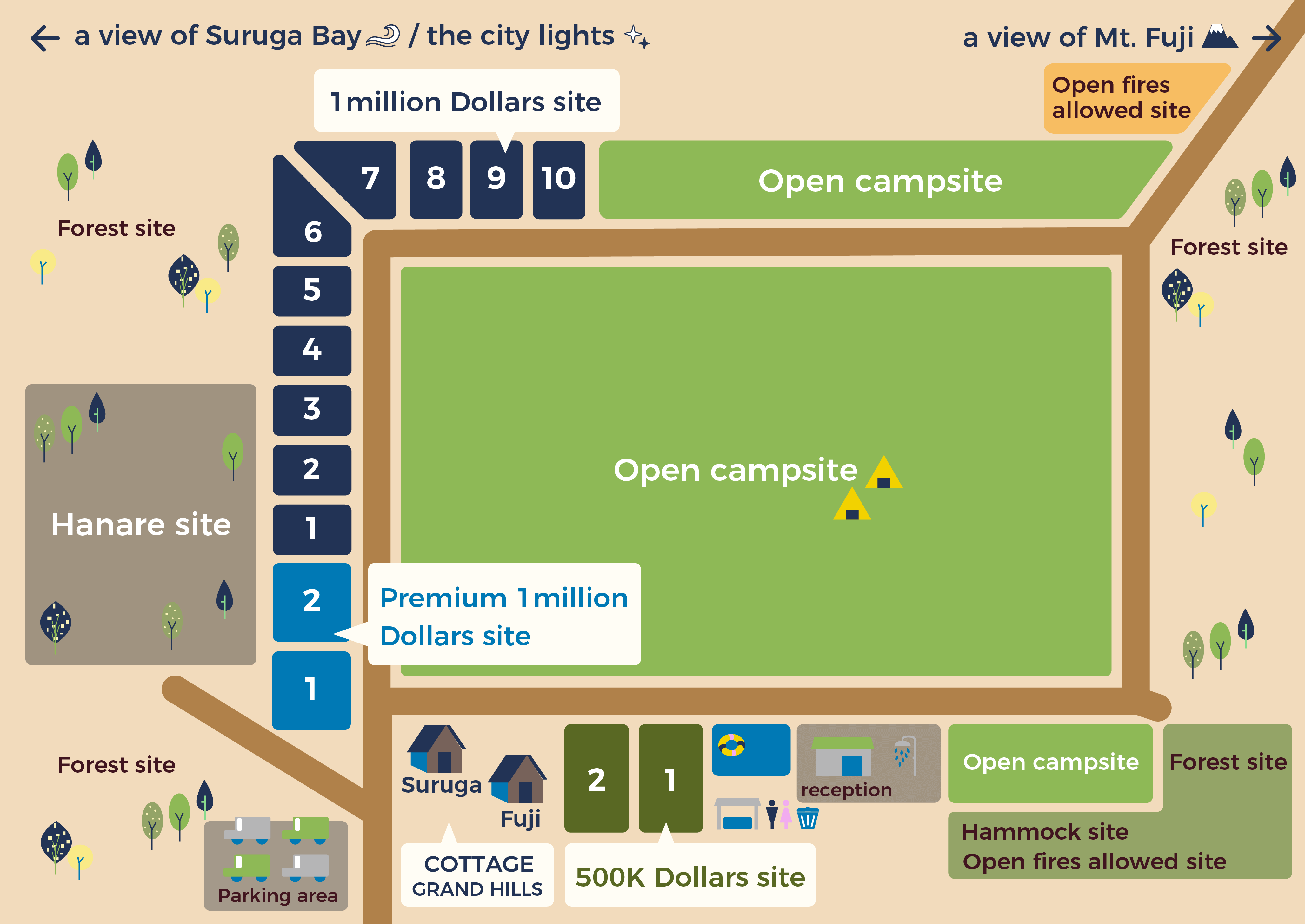 Campsite map